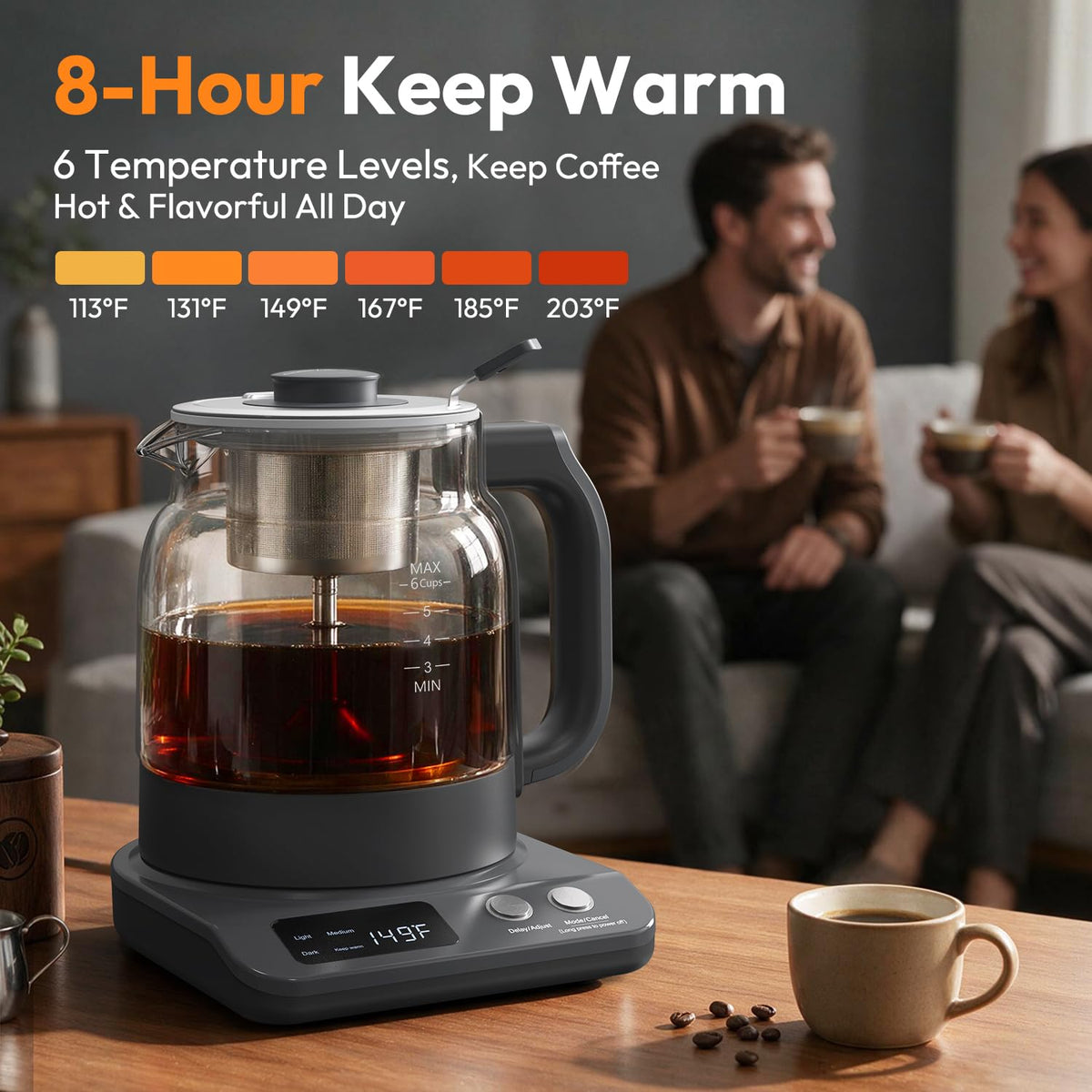 Electric Percolator Coffee Pot G1127