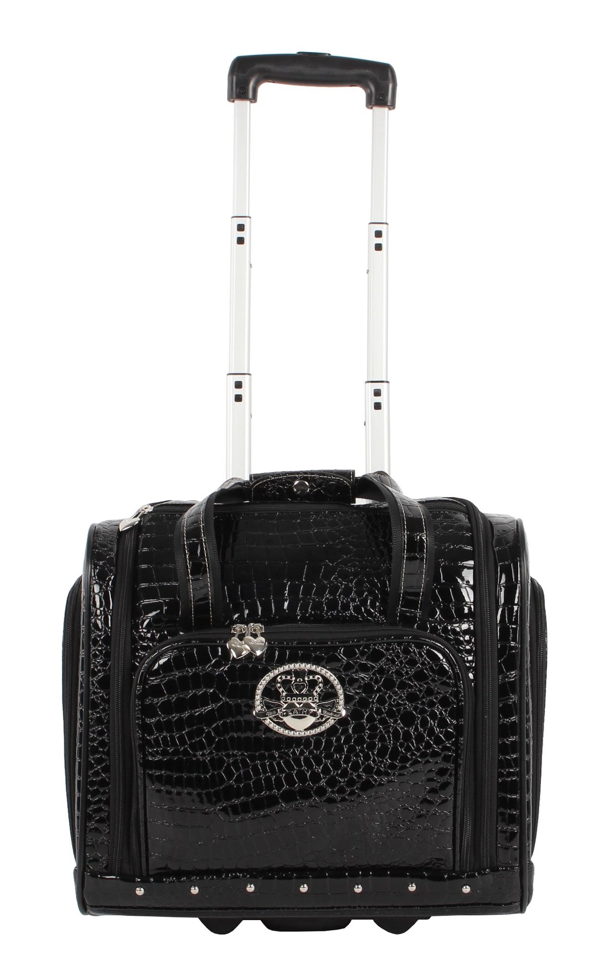 15 Inch Black PVC Underseat Luggage Z357779