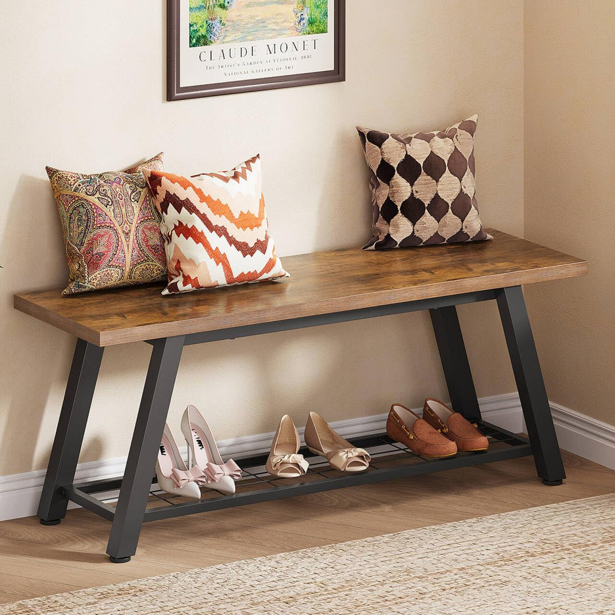 Storage Bench and Shoe Rack Z2448