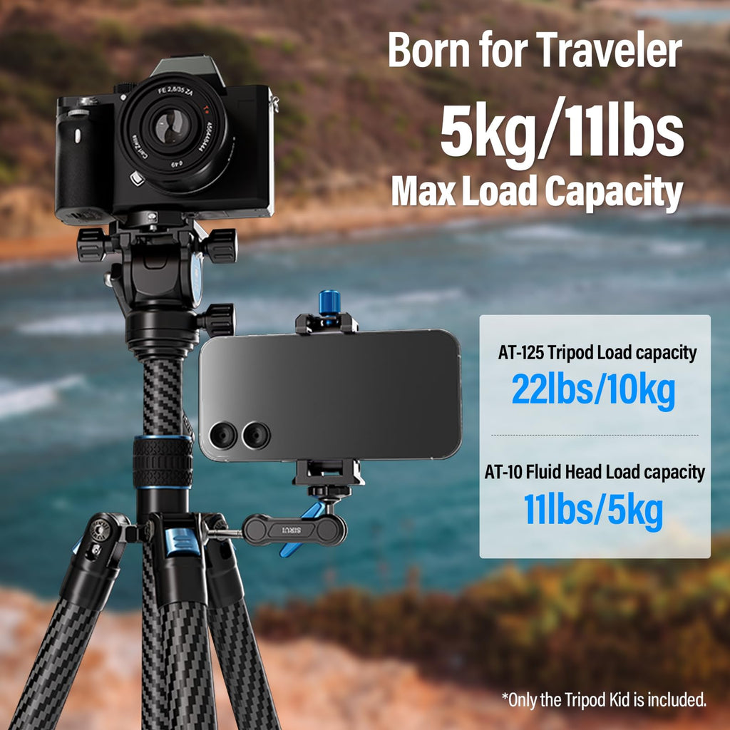 Carbon Fiber Tripod with Panoramic Fluid Head Q2785