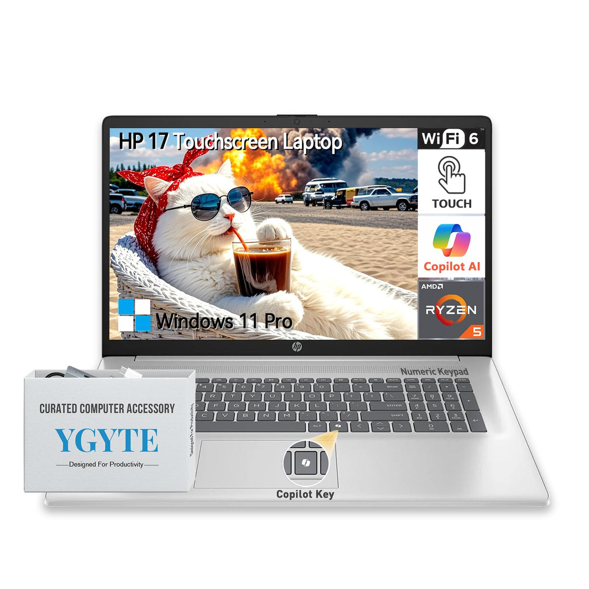 17.3 Inch Touchscreen Laptop AMD Ryzen 5 16GB RAM 1TB SSD X79279