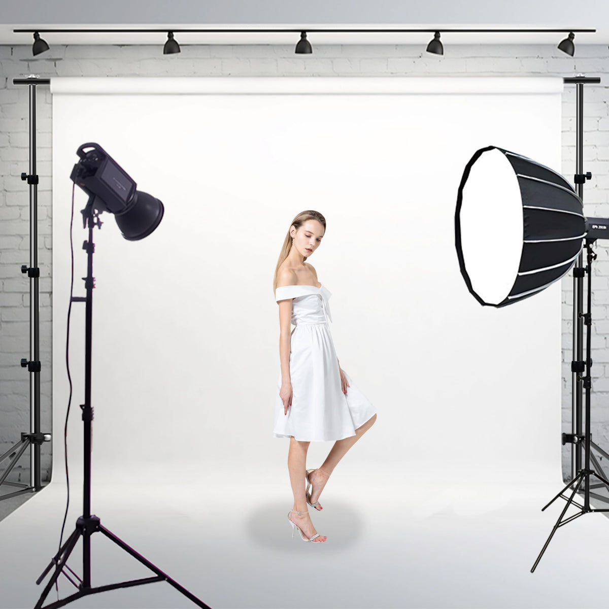 Adjustable Photo Backdrop Stand 9ft x 10ft with Carry Bag U66402