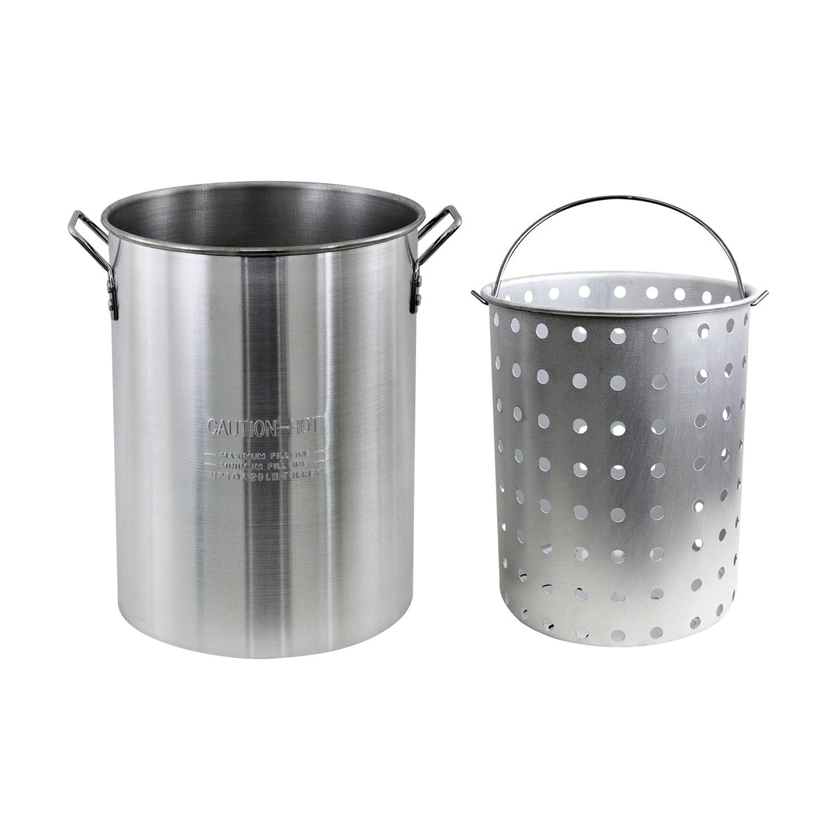 Aluminum 30 Quart Stock Pot with Strainer Basket M569564