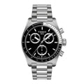 Black Dial 40mm Swiss Quartz Chronograph Men's Watch S139