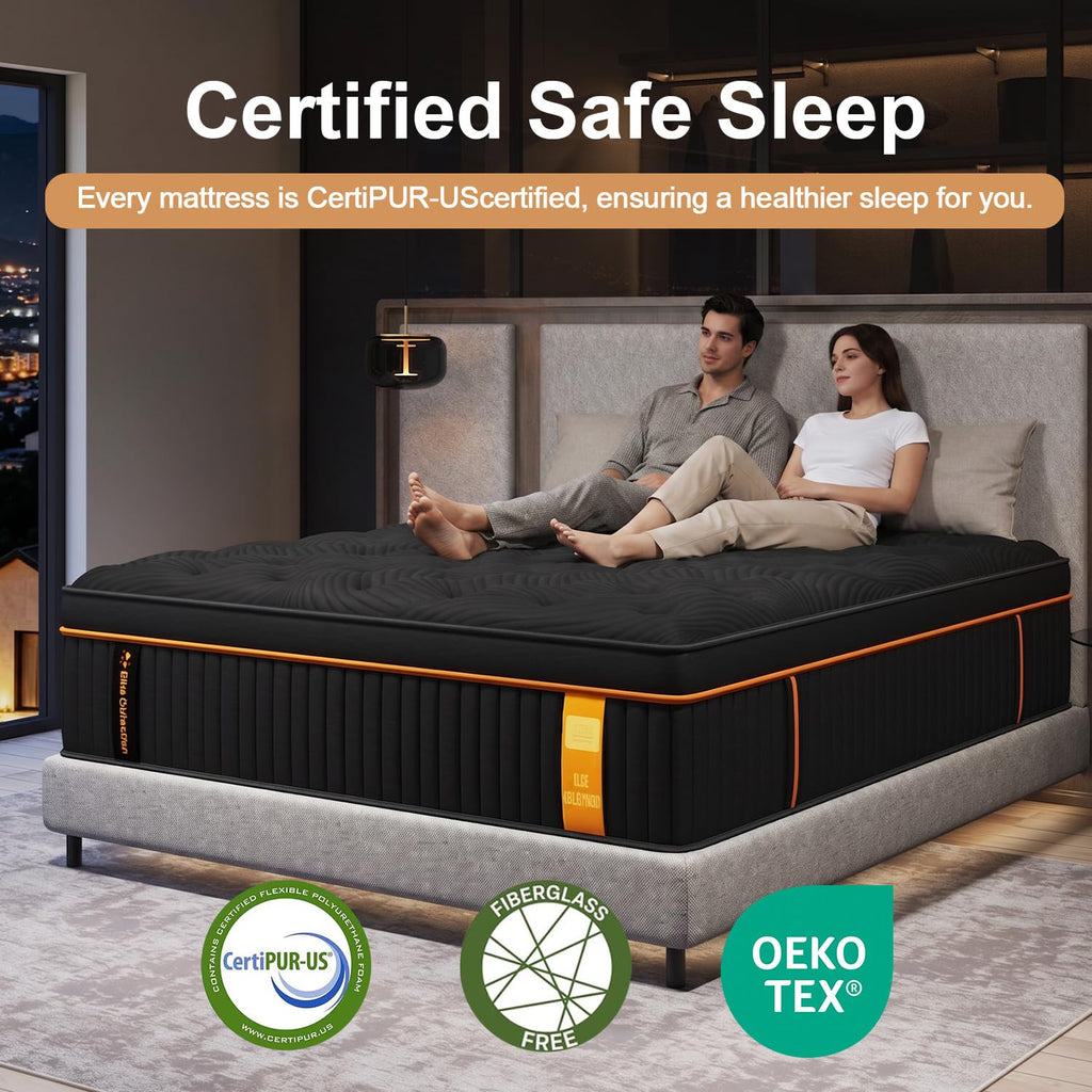Full Size 14 Inch Hybrid Mattress O4289