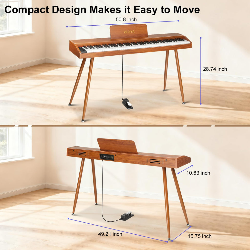88 Key Semi-Weighted Digital Piano M8324