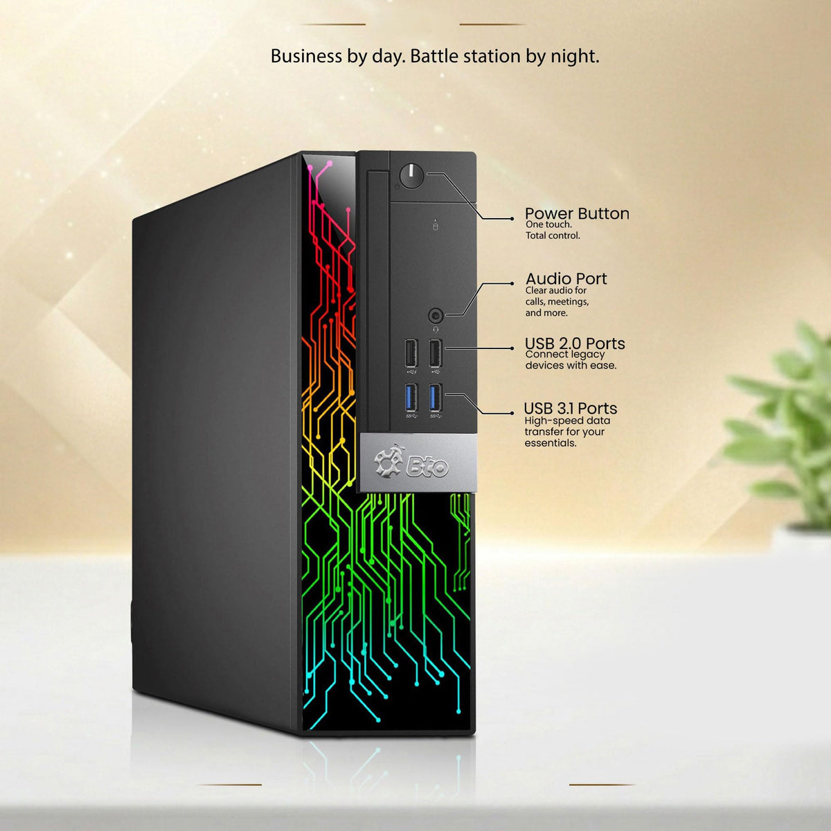Intel Core i5-8500 16GB DDR4 RAM 256GB SSD GeForce GT 1030 Gaming Desktop Computer X2347