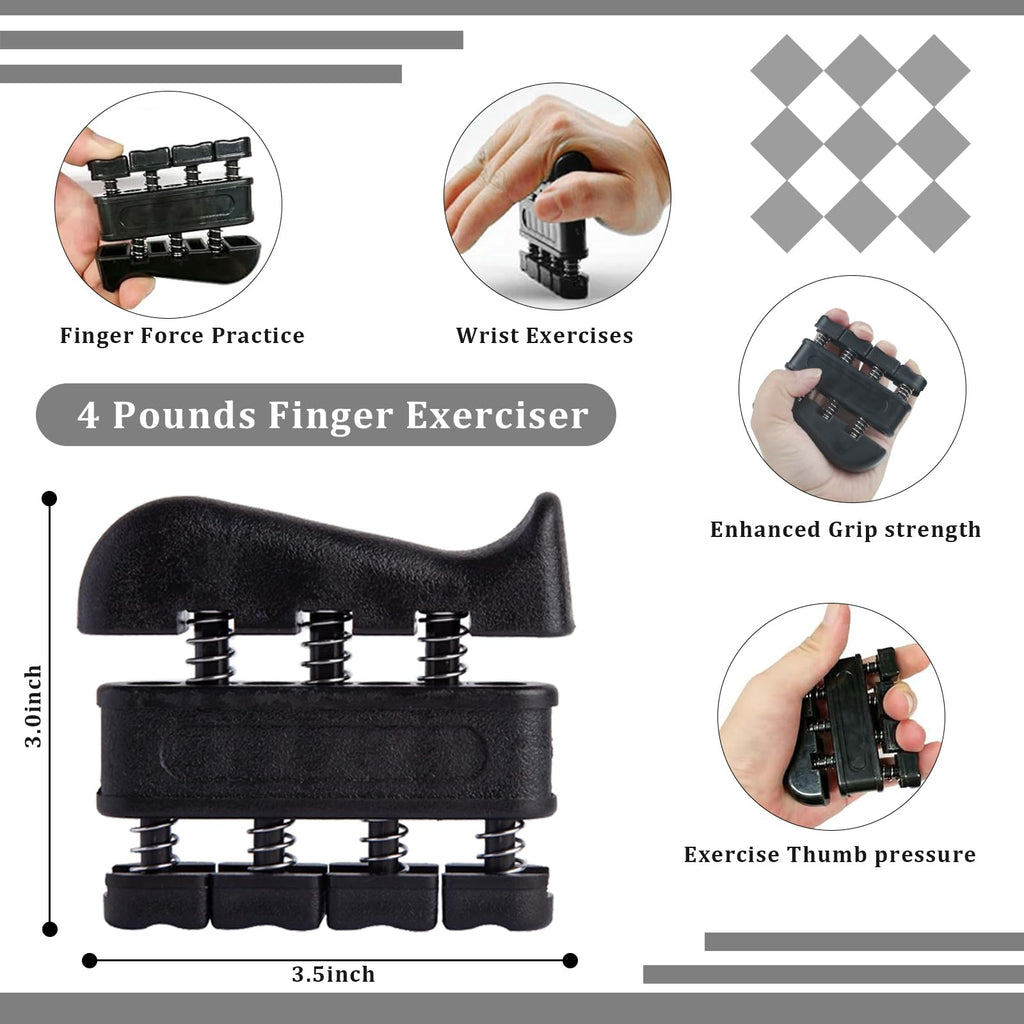5 Pack Adjustable Hand Grip Strengthener V2484