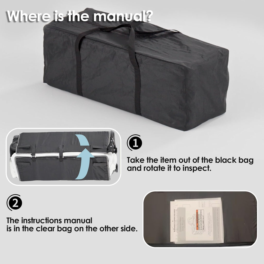 4 in 1 Black Baby Playard Q94860