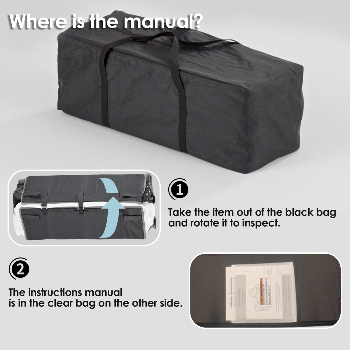 4 in 1 Black Baby Playard Q94860