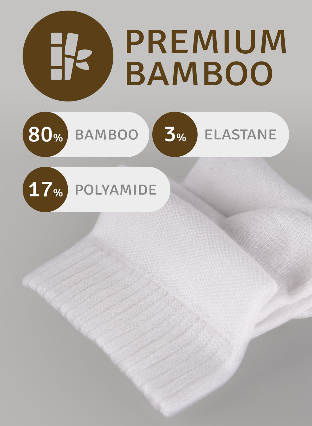 Loose Fit Seamless Rayon Bamboo Ankle Socks 3 Pairs N39085