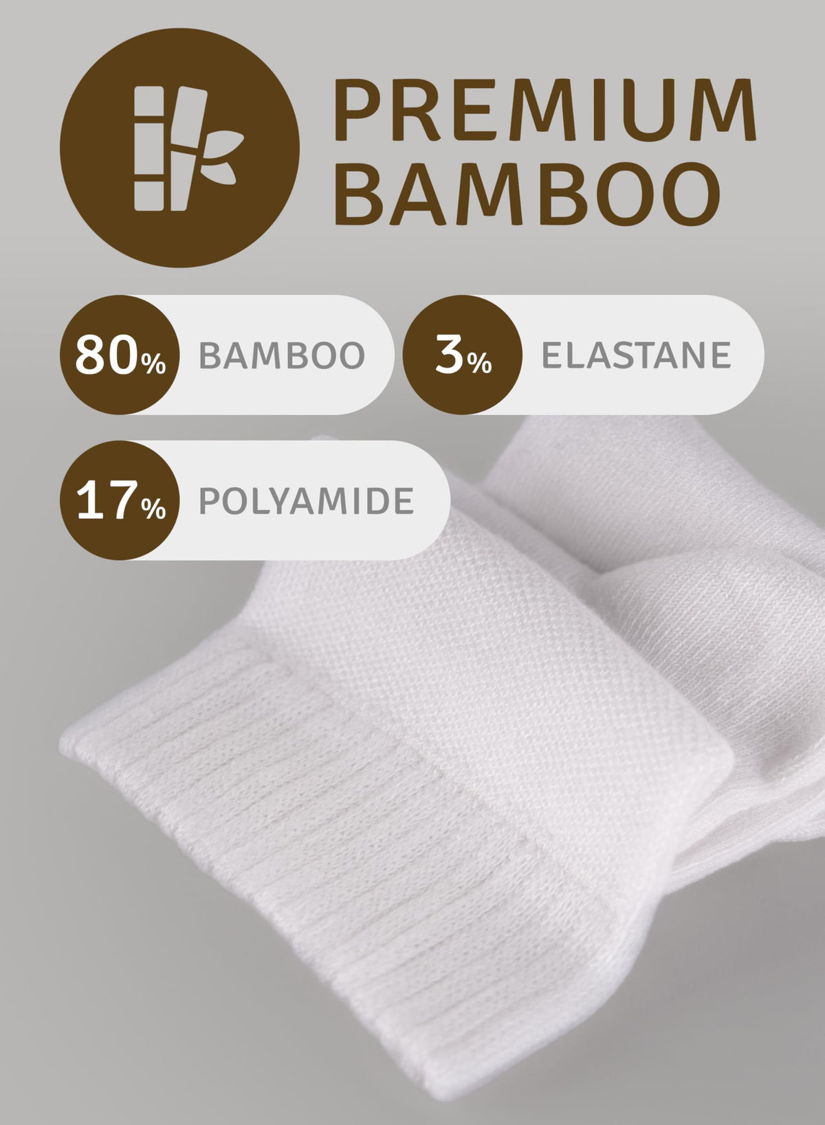 Loose Fit Seamless Rayon Bamboo Ankle Socks 3 Pairs N39085