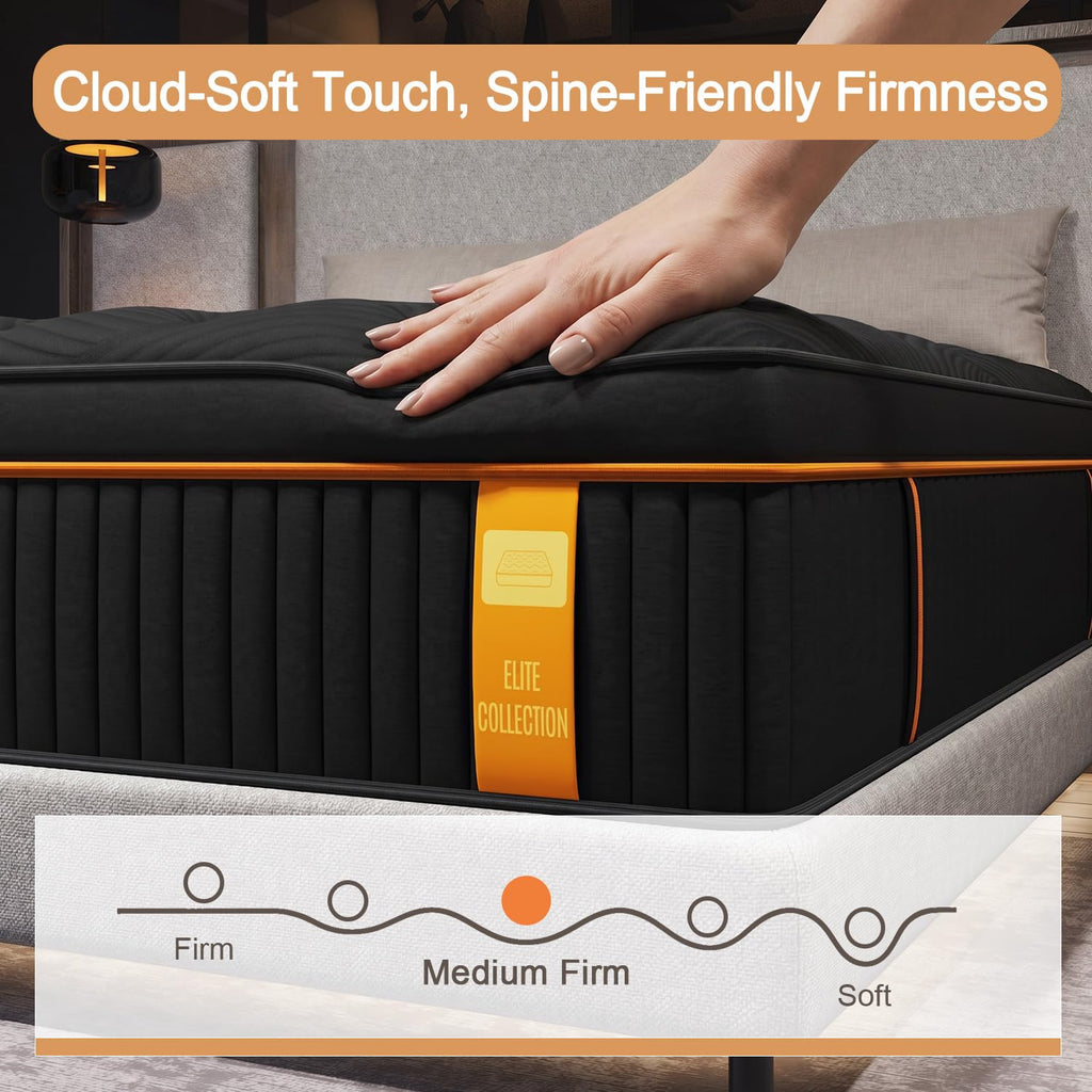 Full Size 14 Inch Hybrid Mattress O4289