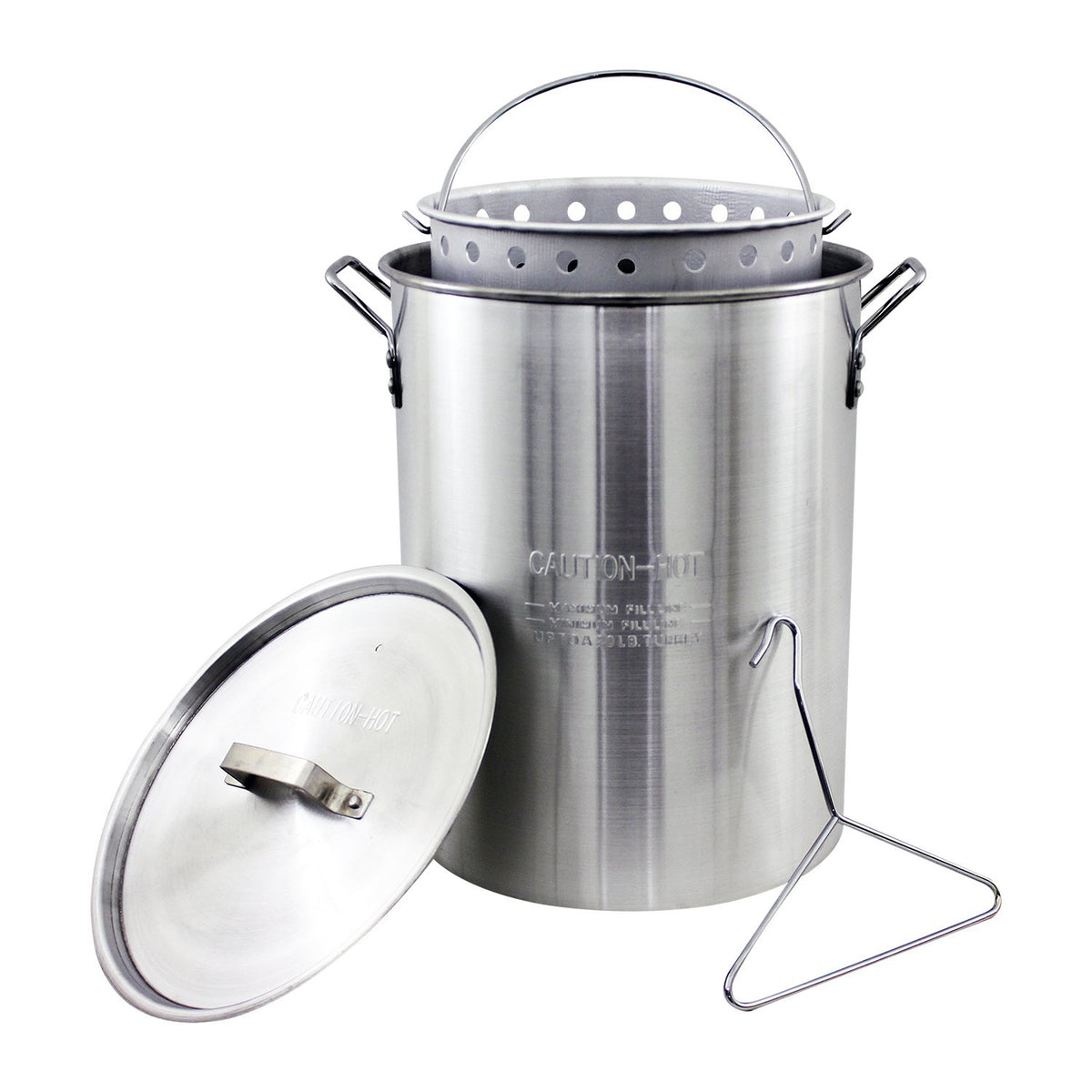 Aluminum 30 Quart Stock Pot with Strainer Basket M569564