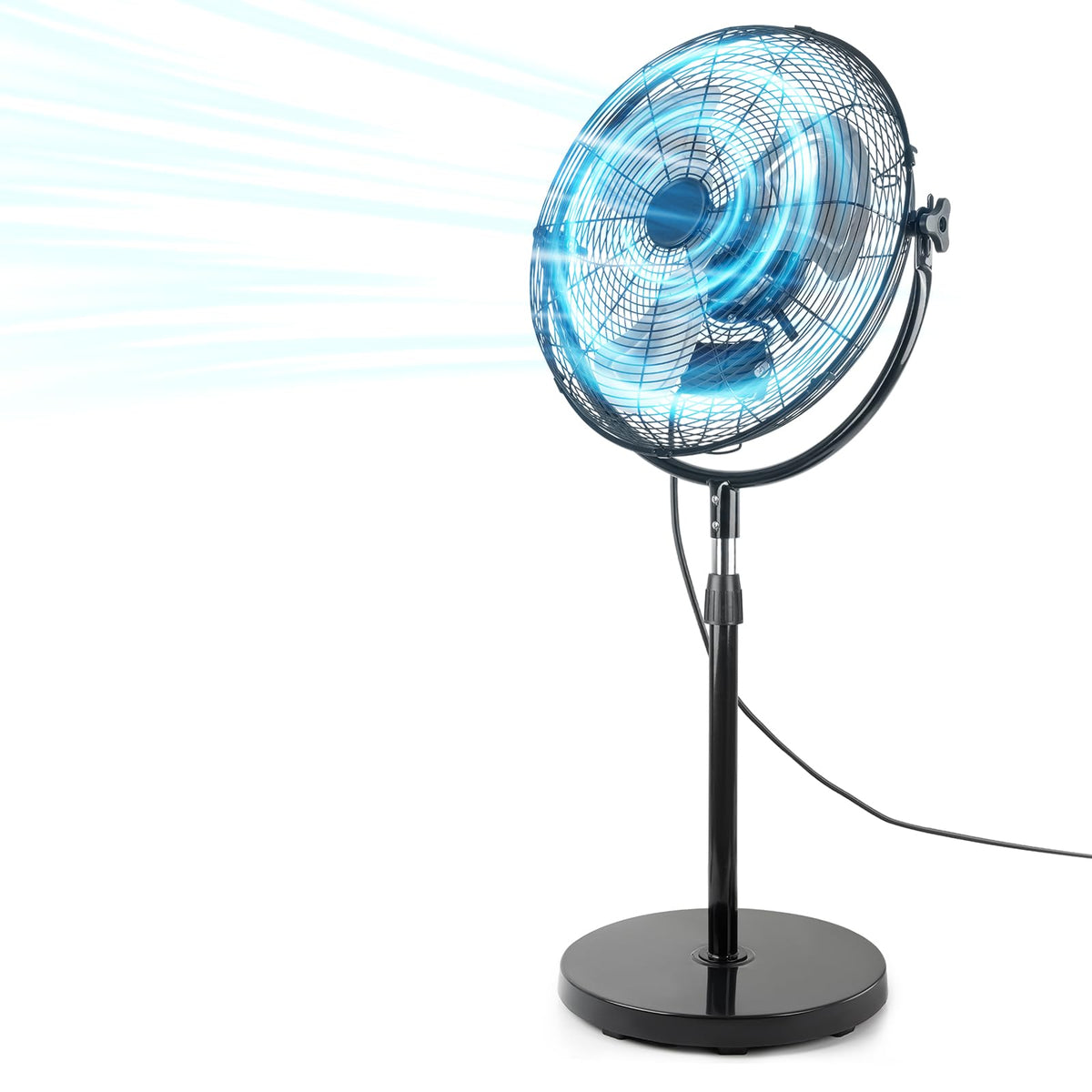 20 Inch Heavy Duty High Velocity Metal Stand Pedestal Fan M591