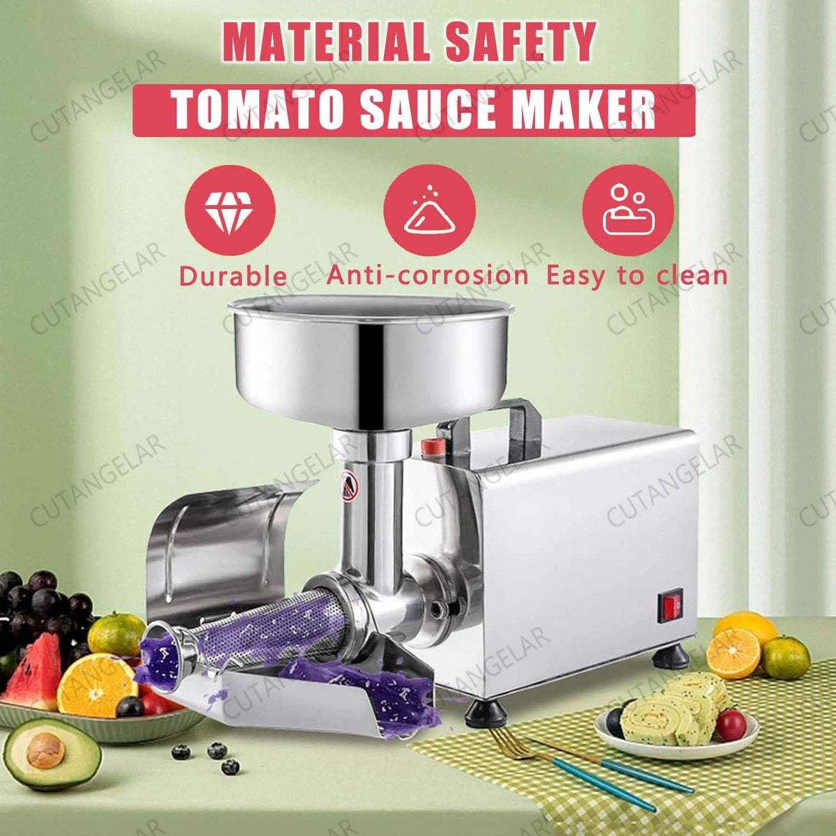 450W Stainless Steel Electric Sauce Strainer C402693