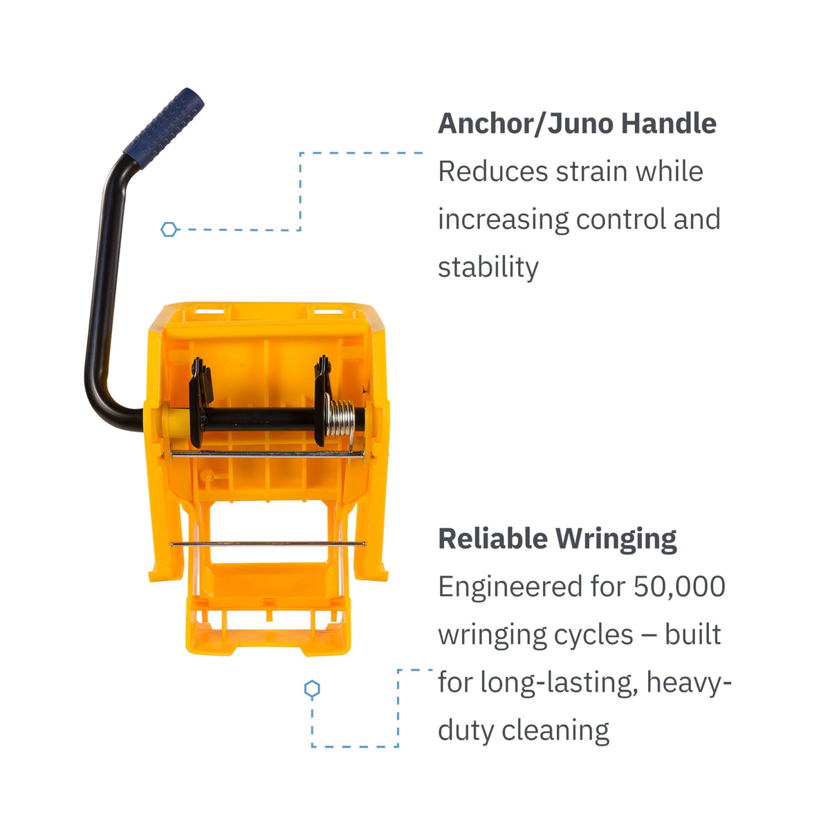 26 Qt Mop Bucket with Side Wringer Y90336