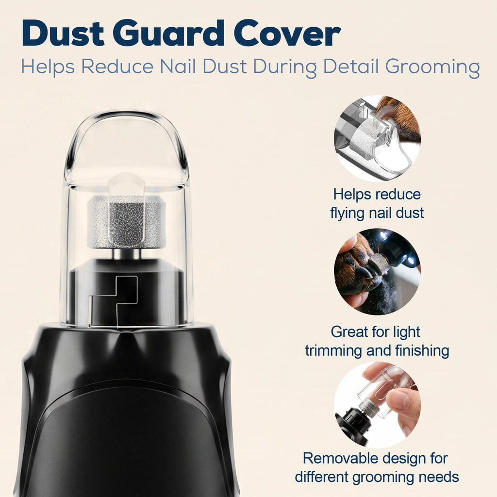 Dog Nail Grinder Quiet 6-Speed with LED Light I7419