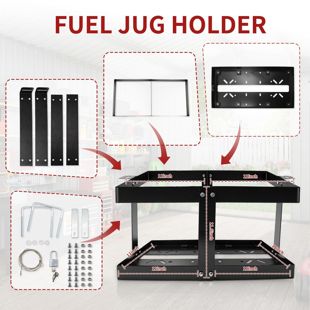 Black Fuel Jug Holder E169894