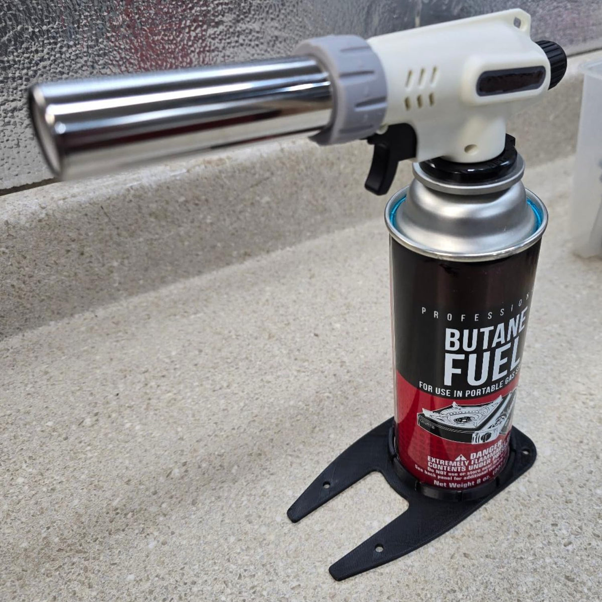 Butane Torch Holder Stabilizer Stand for 8 oz Butane Fuel Cans E365930