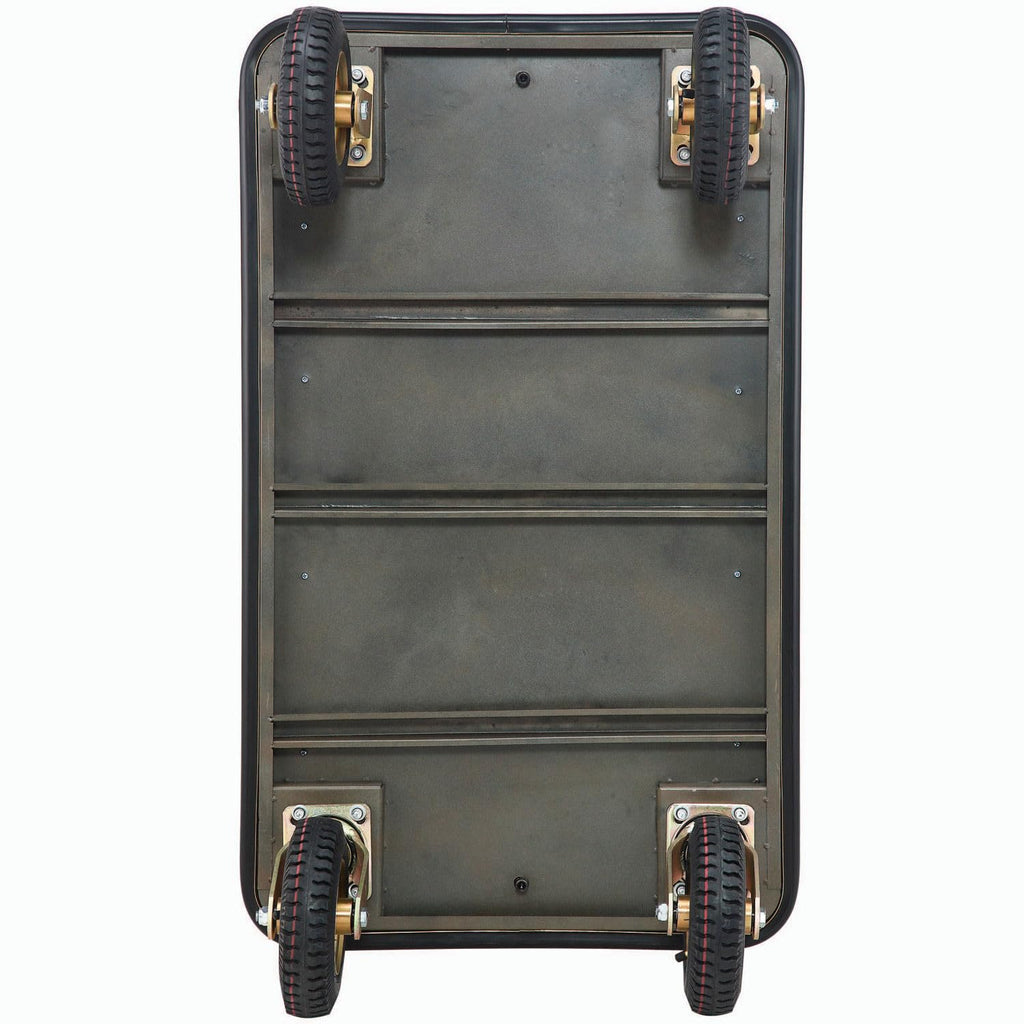 Gold Stainless Steel Bellman Cart Z43915