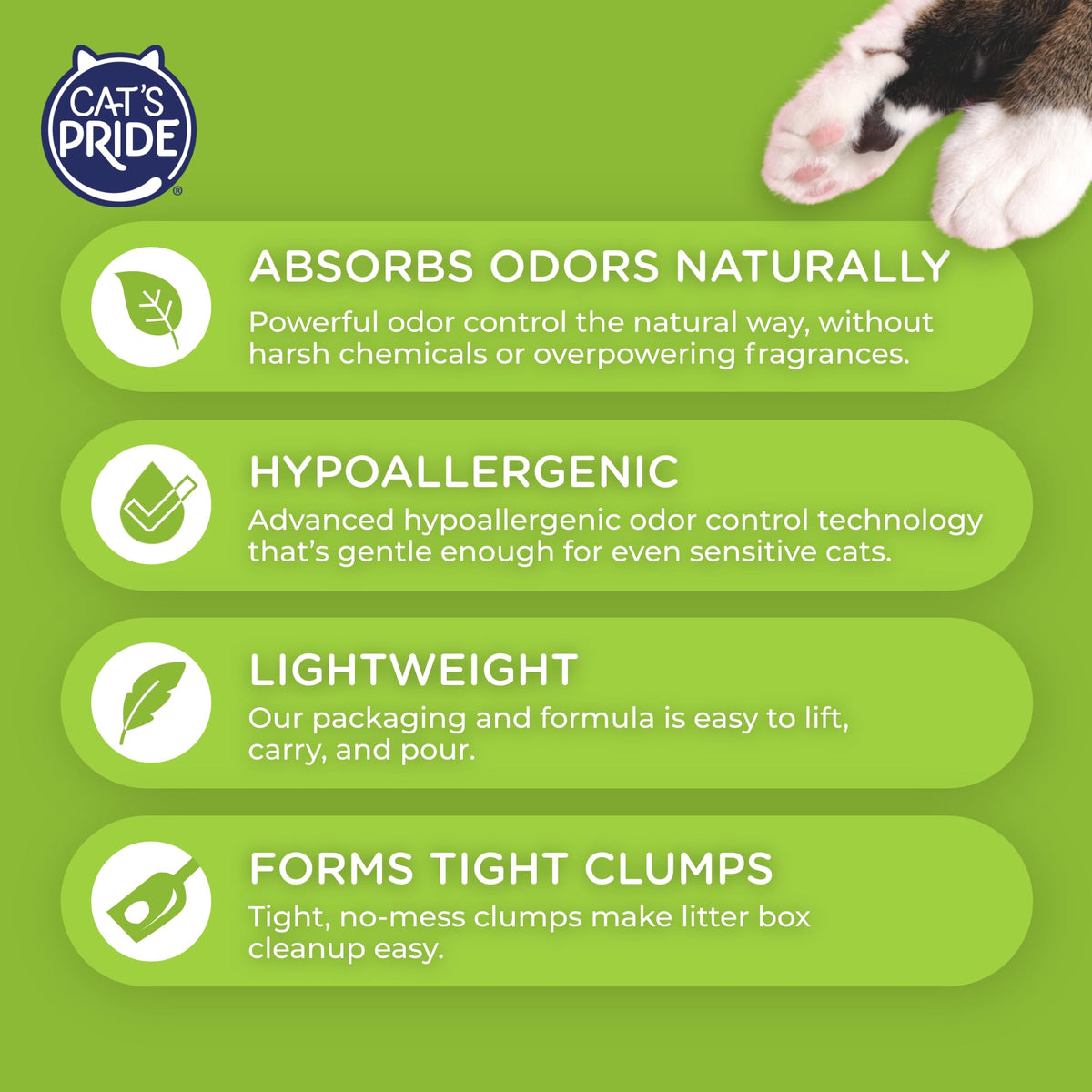 Lightweight Hypoallergenic Clumping Litter 10lb D152