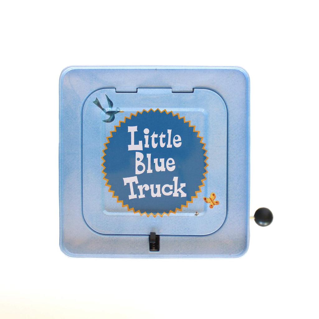 Blue Truck Jack-in-The-Box Plush Toy with Music R135540