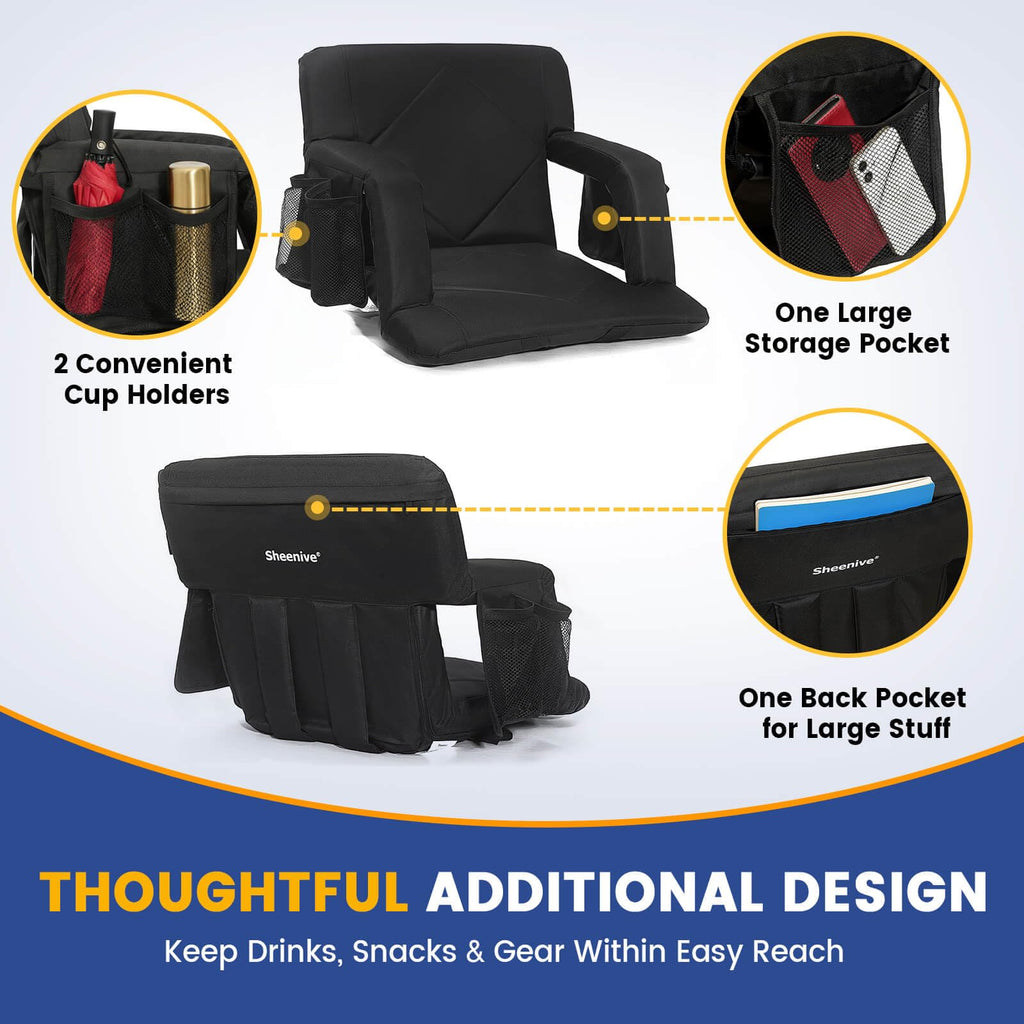 Reclining Stadium Seats with Back Support H9110