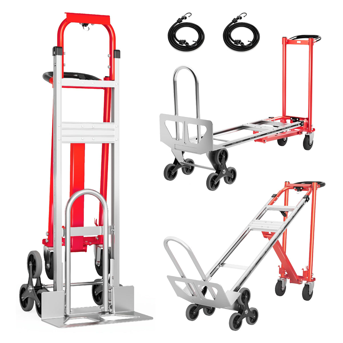 1000 lb Aluminum Steel Convertible Hand Truck O7849
