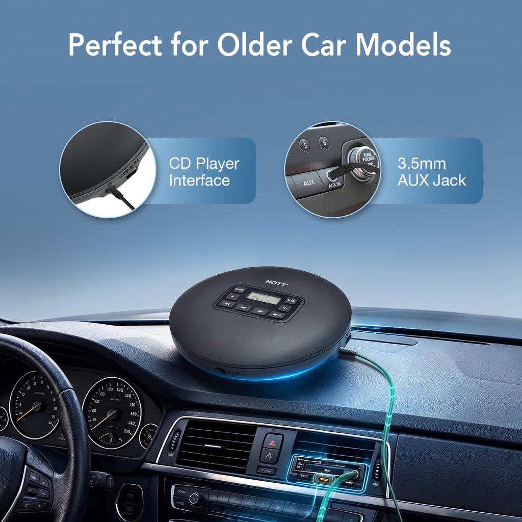 Portable CD Player with Anti-Skip Protection R53259