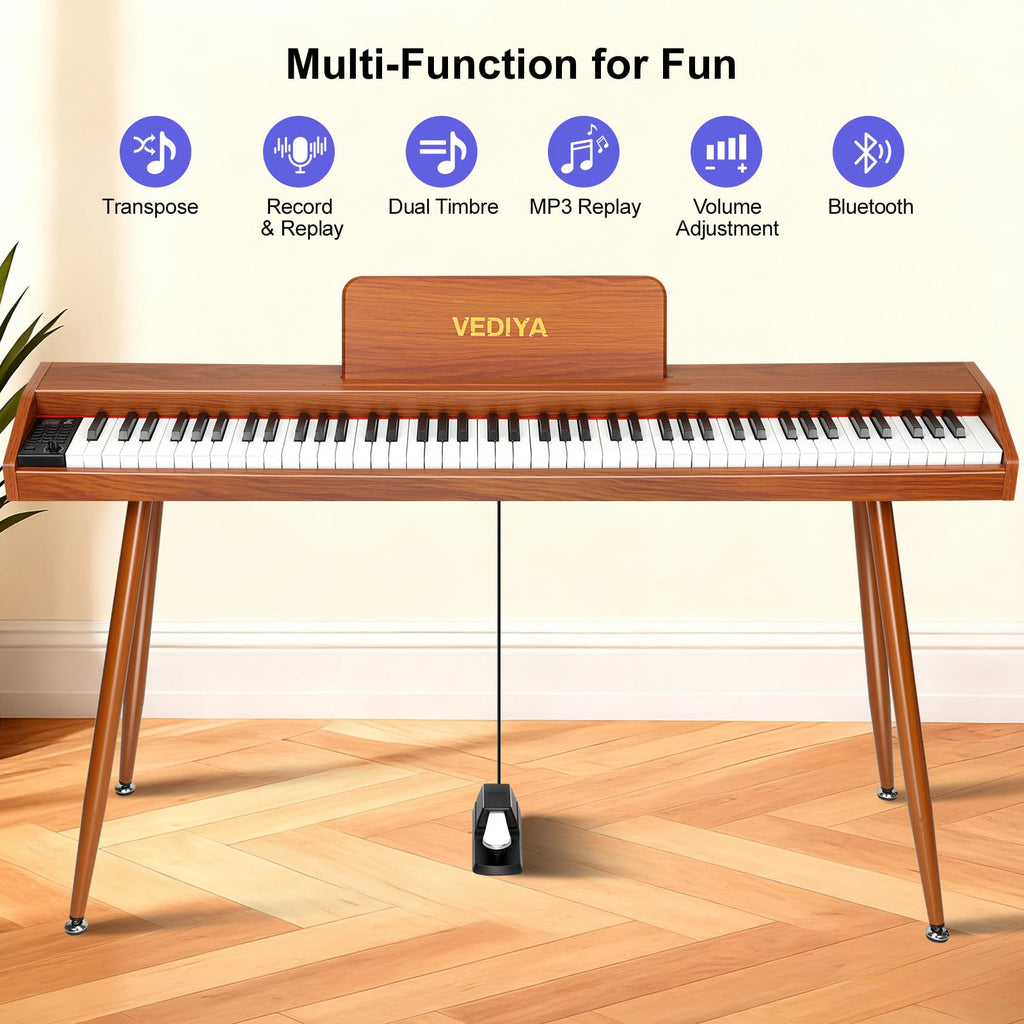 88 Key Semi-Weighted Digital Piano M8324