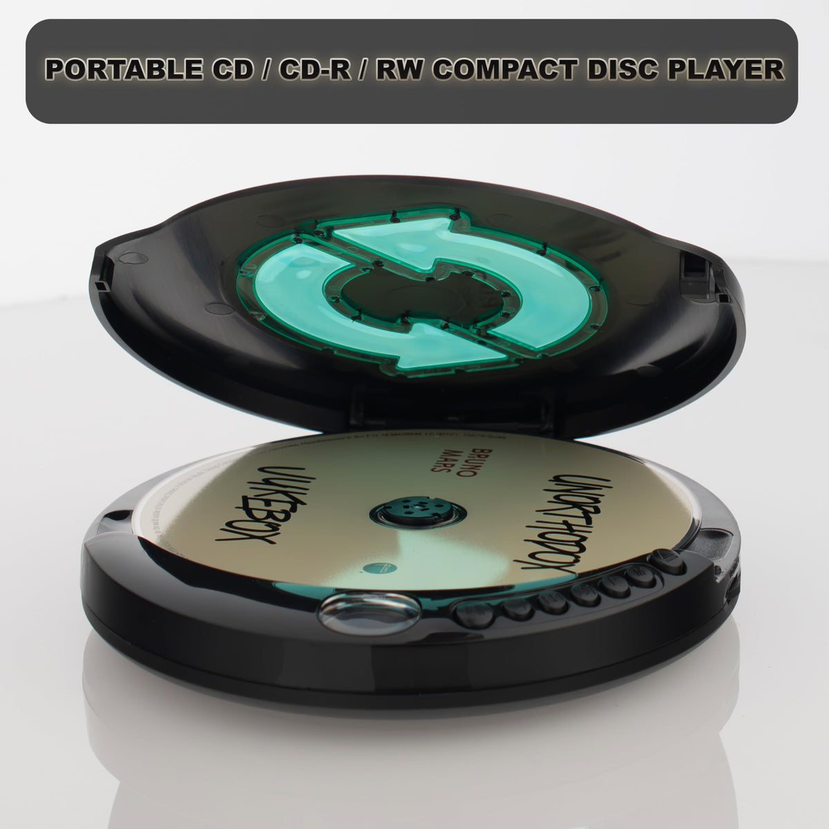 Portable CD Player with Anti-Shock Technology H109730