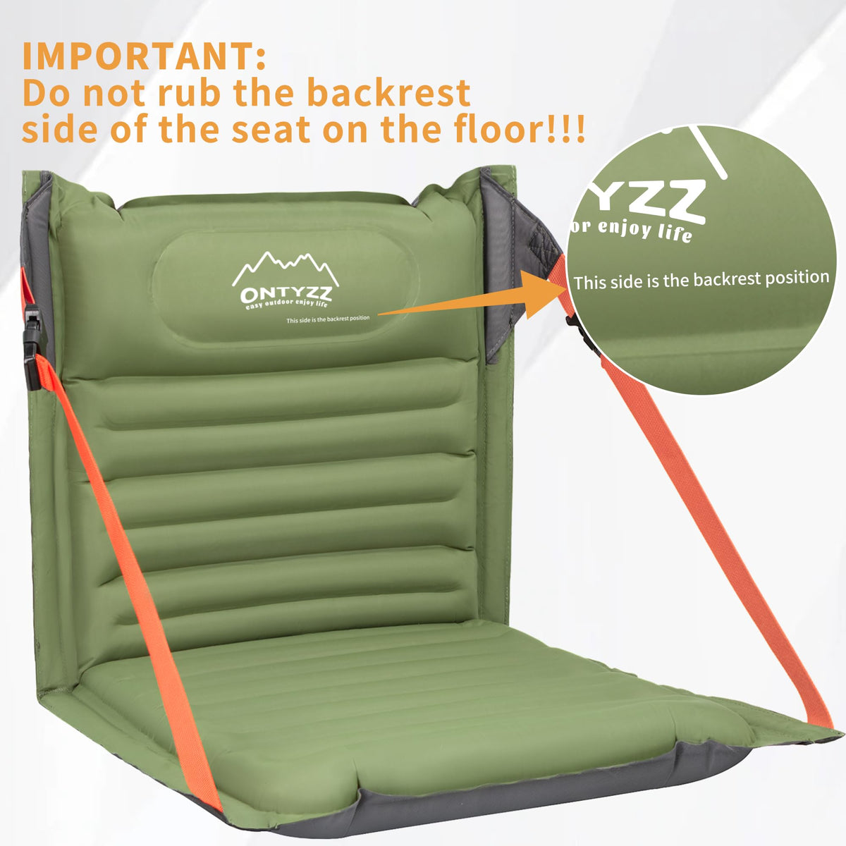 Inflatable Portable Folding Stadium Seat N946