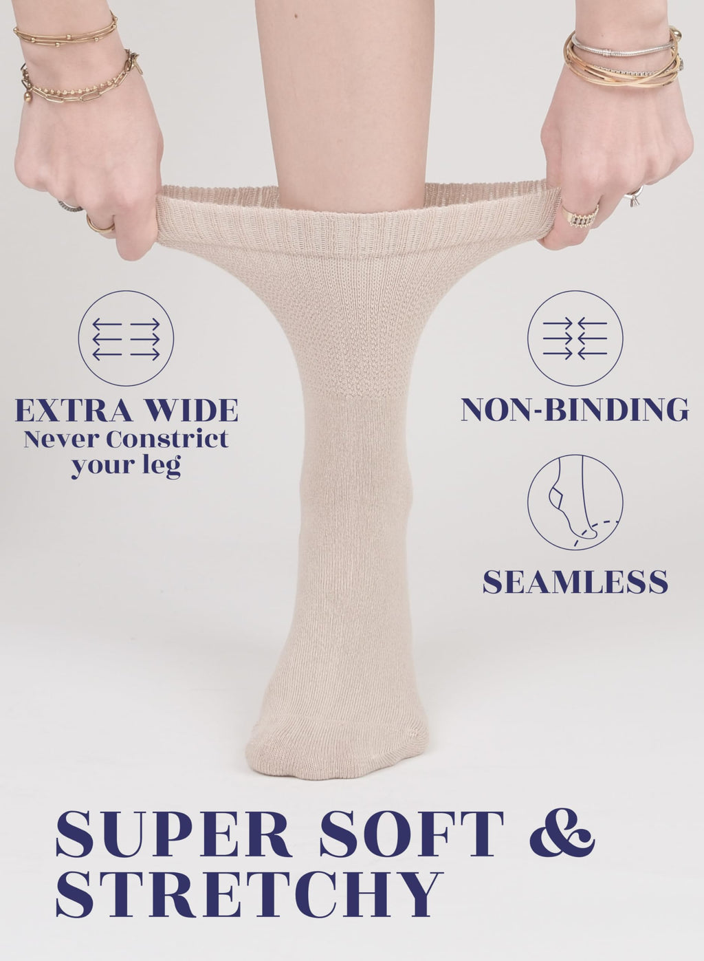 Bamboo Crew Socks Q1814