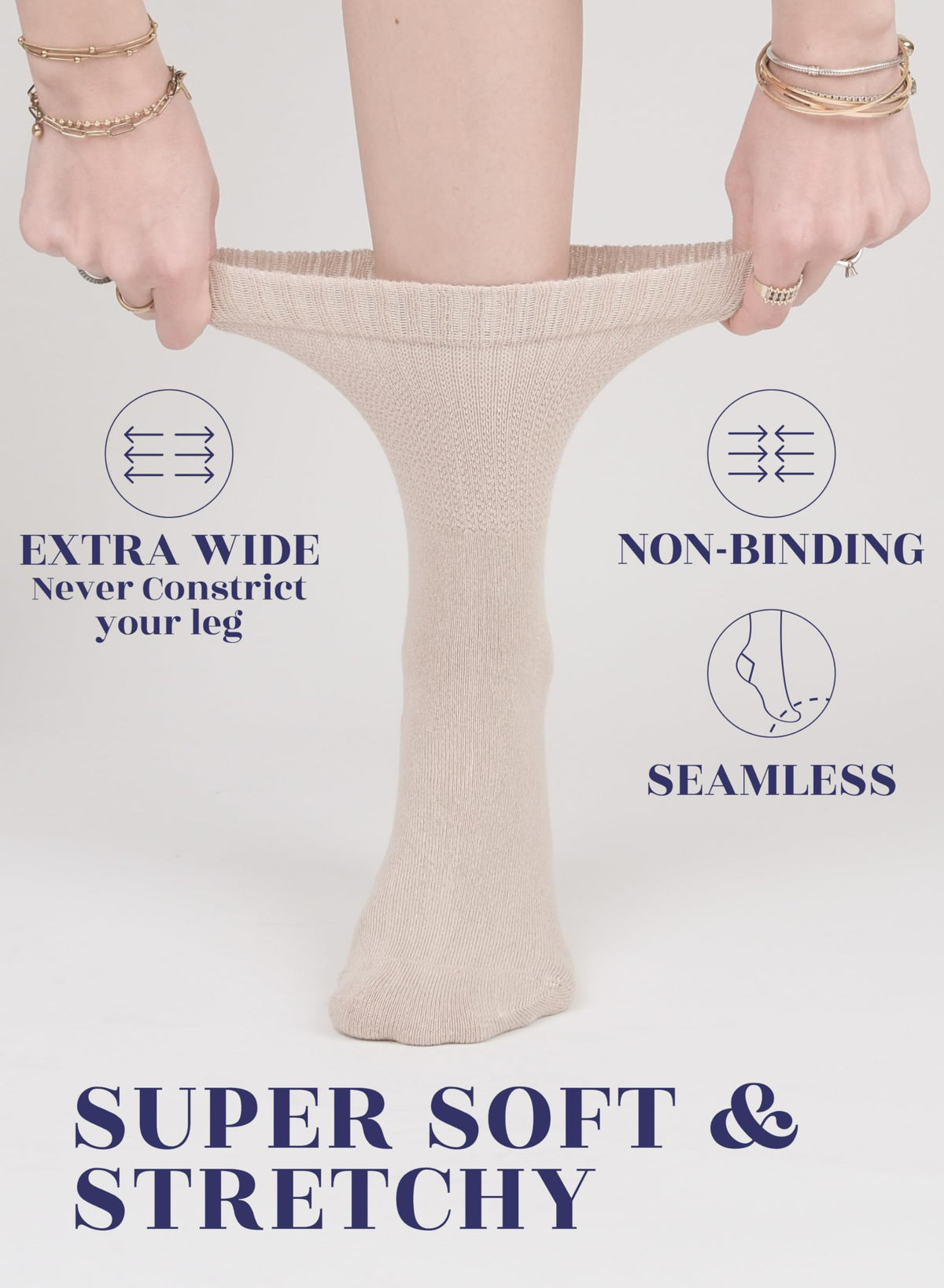 Bamboo Crew Socks Q1814