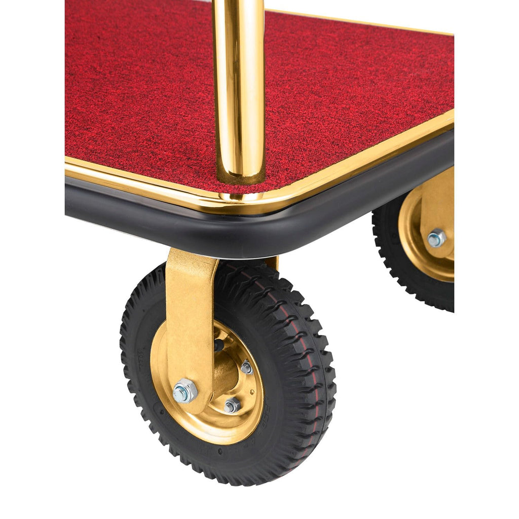 Gold Stainless Steel Bellman Cart Z43915