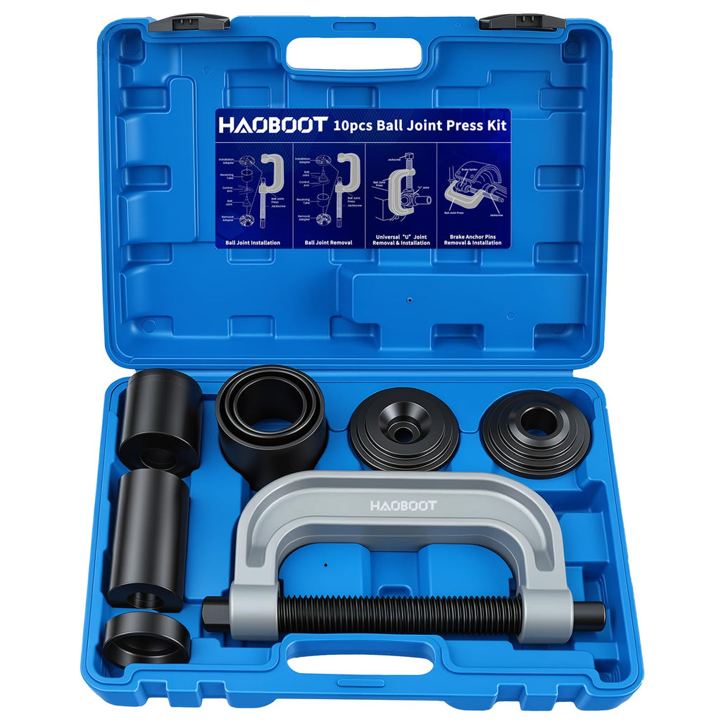 10pcs Ball Joint Press Kit U Joint Removal Tool C6184