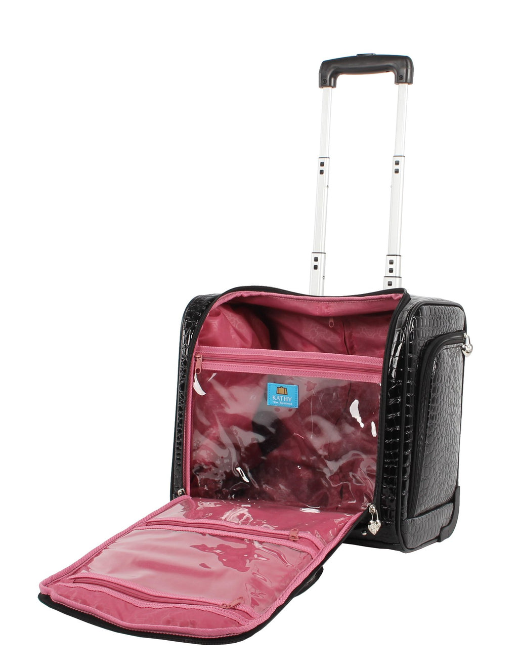 15 Inch Black PVC Underseat Luggage Z357779