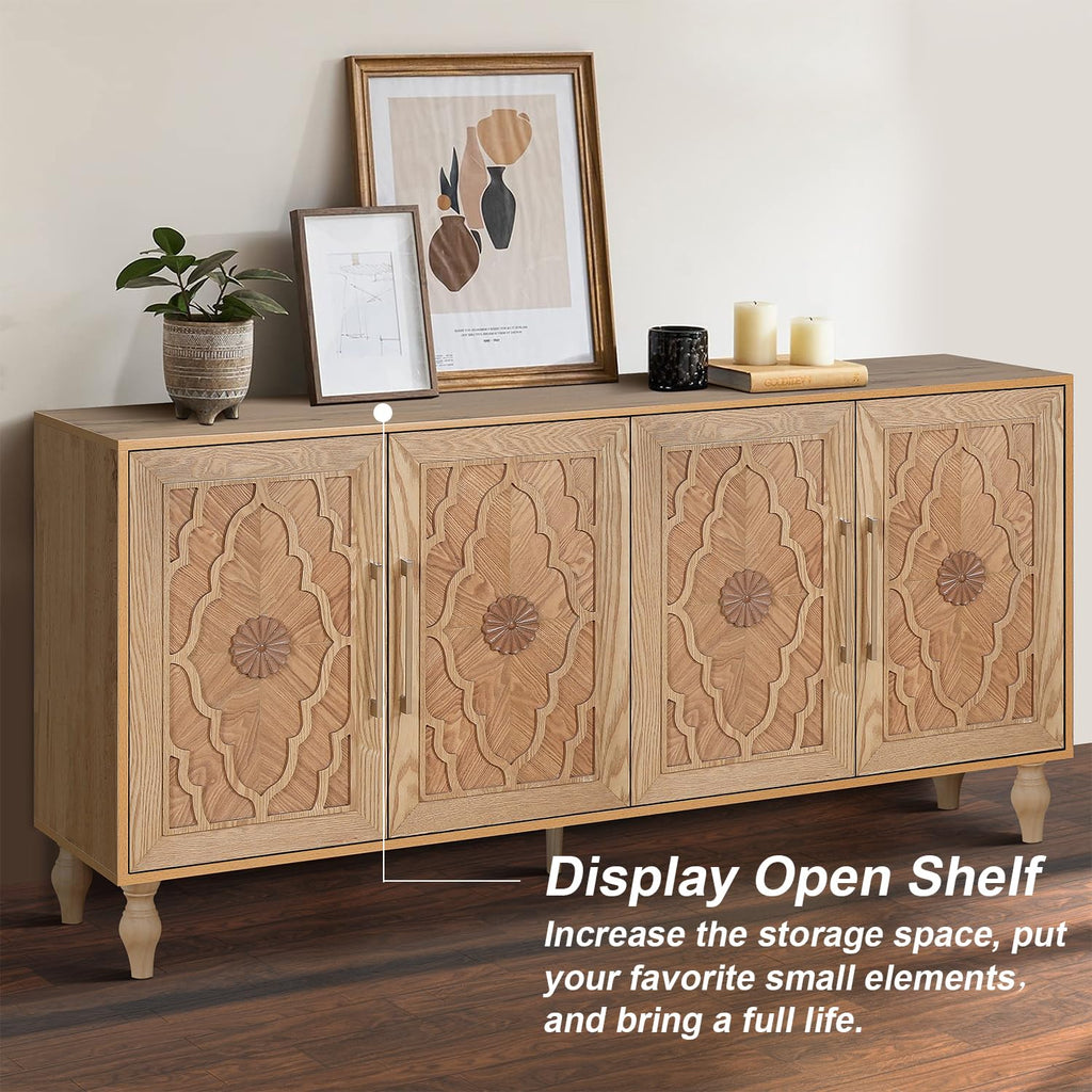 Wooden Accent Storage Cabinet N64282