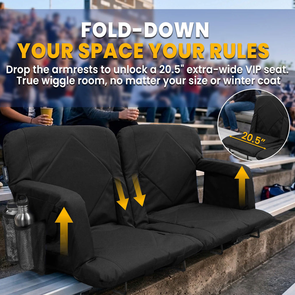 Reclining Stadium Seats with Back Support H9110