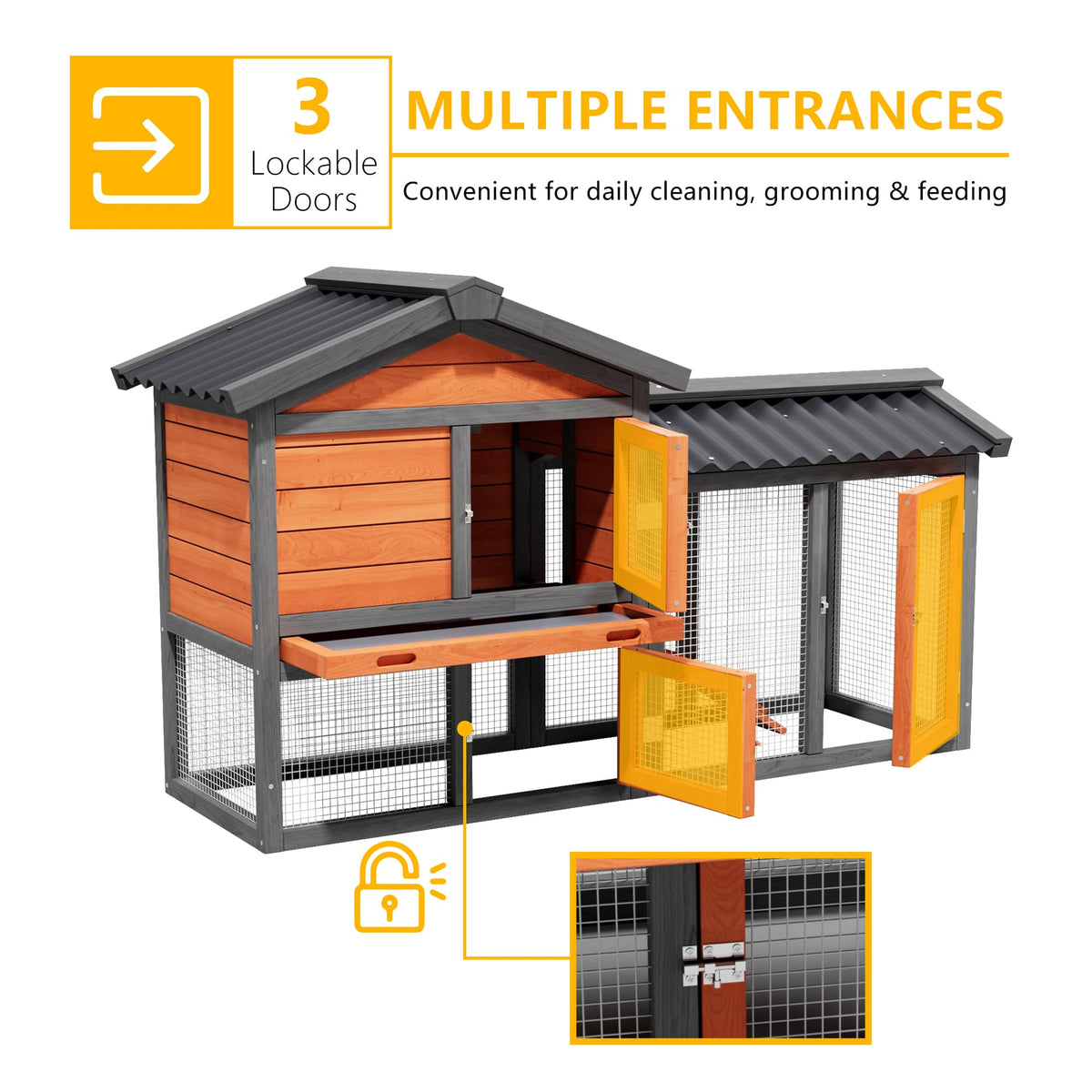 Wooden Chicken Coop K563262