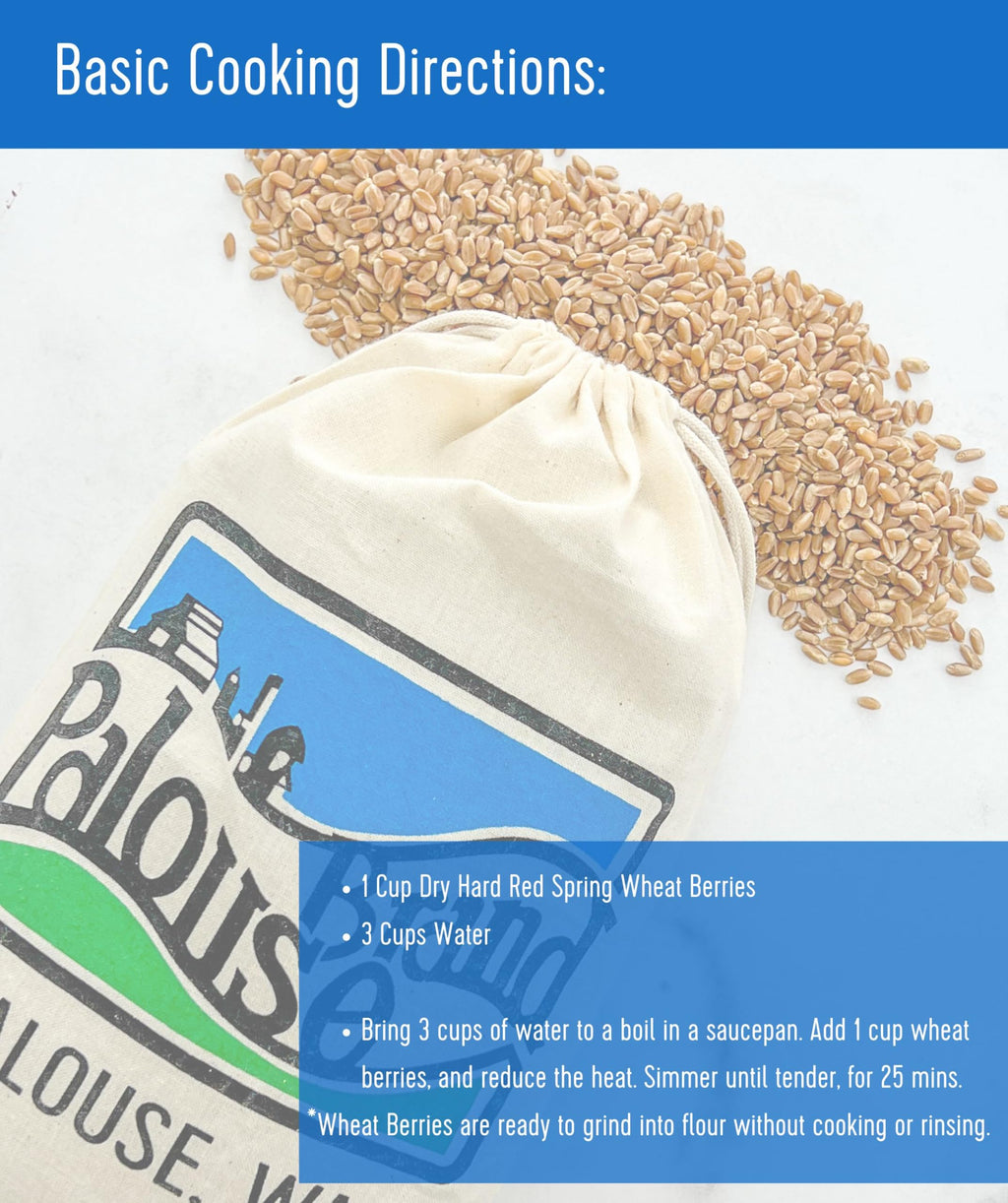 Hard Red Spring Wheat Berries 25 LBS Bag P81599