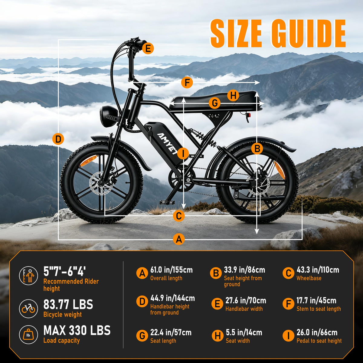 20'' Fat Tire Electric Bike U5237