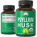 Organic Psyllium Husk Vegan Capsules Fiber Supplement Q315037