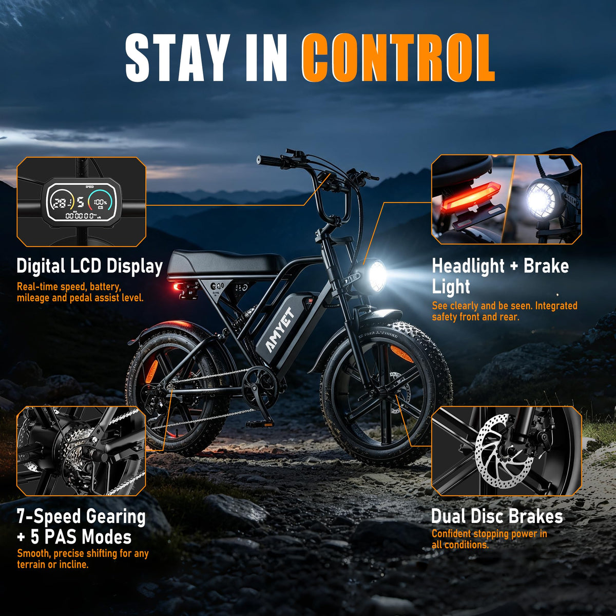 20'' Fat Tire Electric Bike U5237
