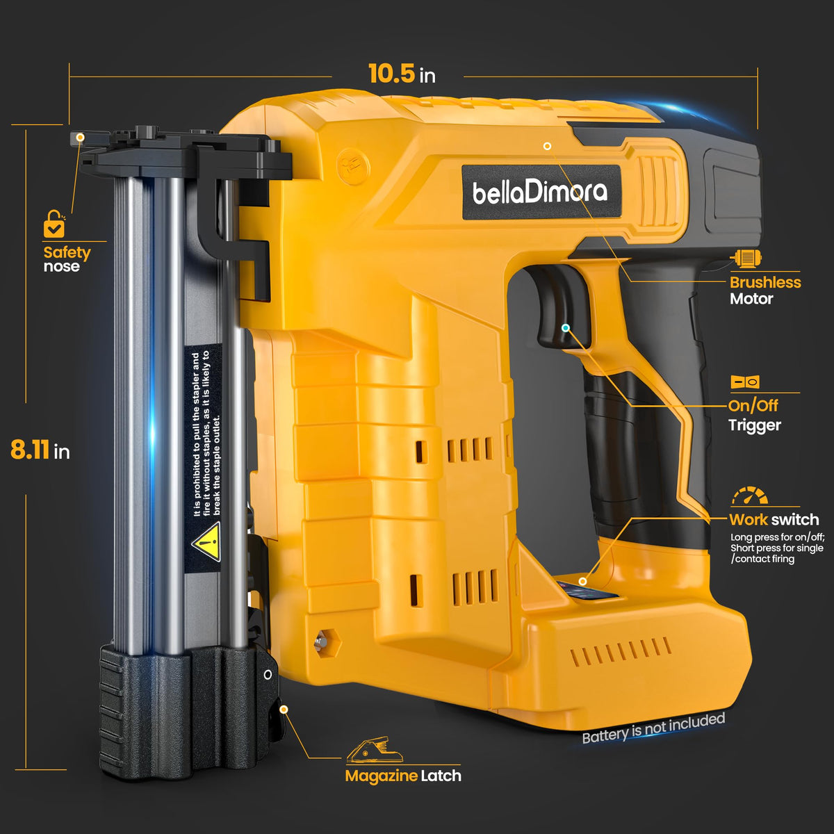 Cordless Brad Nailer E722