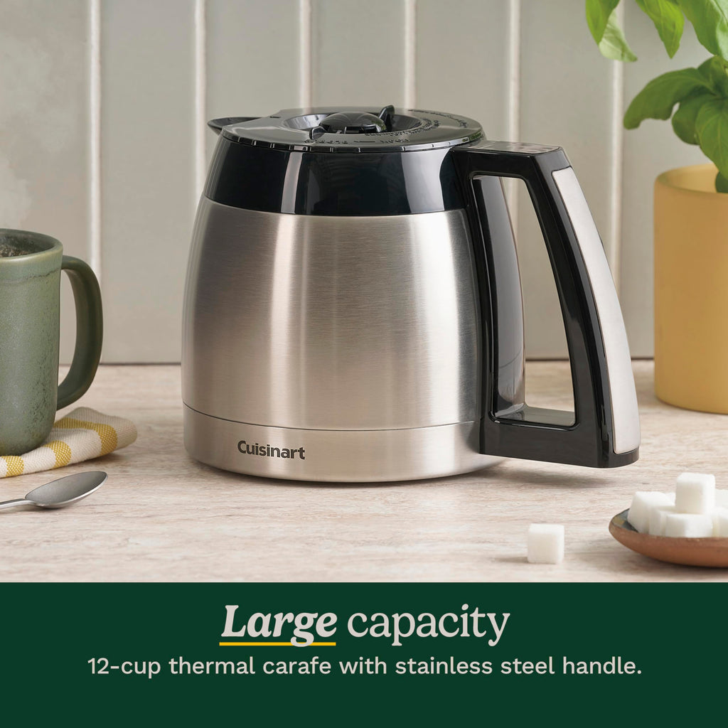 12 Cup Programmable Thermal Carafe Coffee Maker D33837