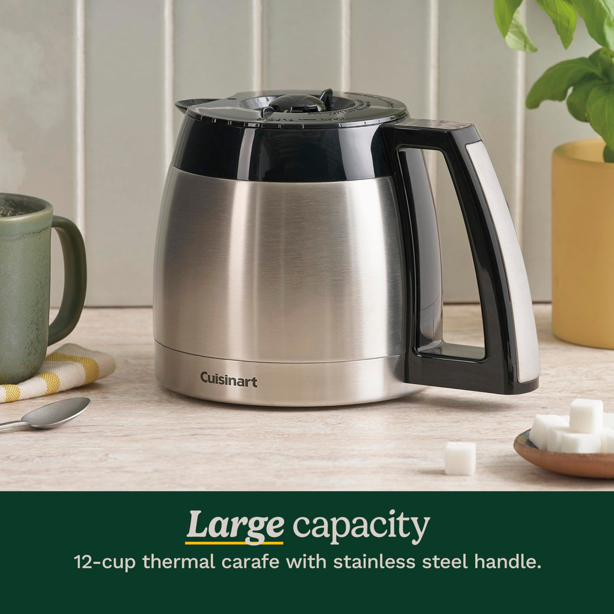 12 Cup Programmable Thermal Carafe Coffee Maker D33837
