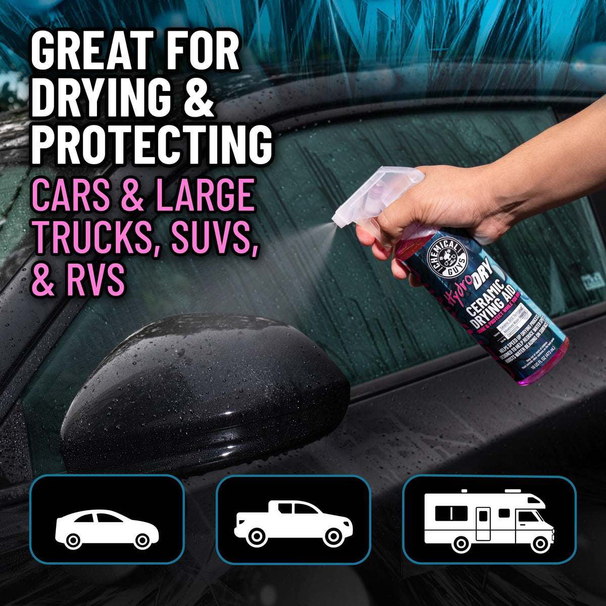 Ceramic Drying Aid & Gloss Booster Spray 16 oz W8368