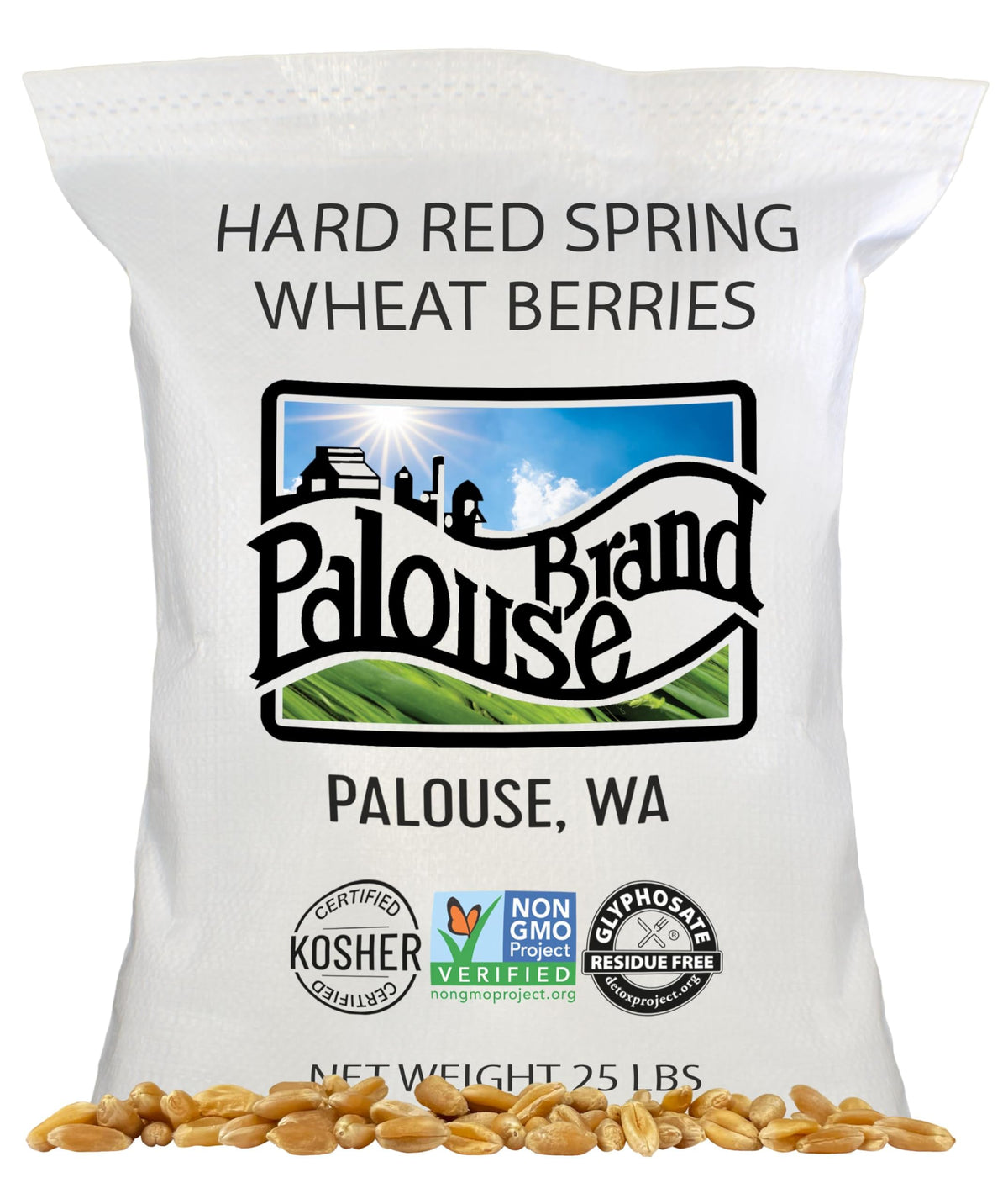 Hard Red Spring Wheat Berries 25 LBS Bag P81599